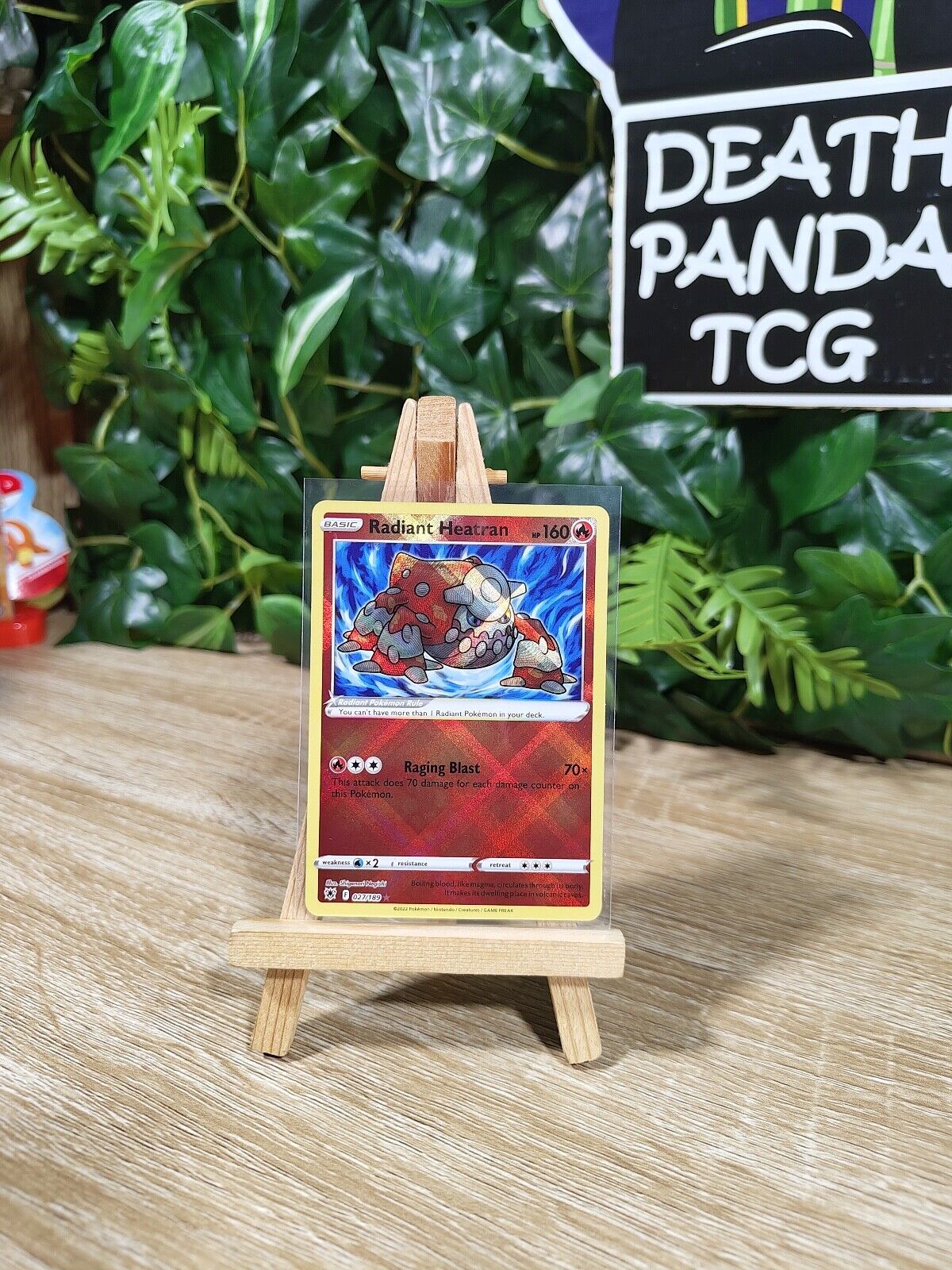 Pokémon TCG Radiant Heatran Sword & Shield - Astral Radiance 027/189 Holo