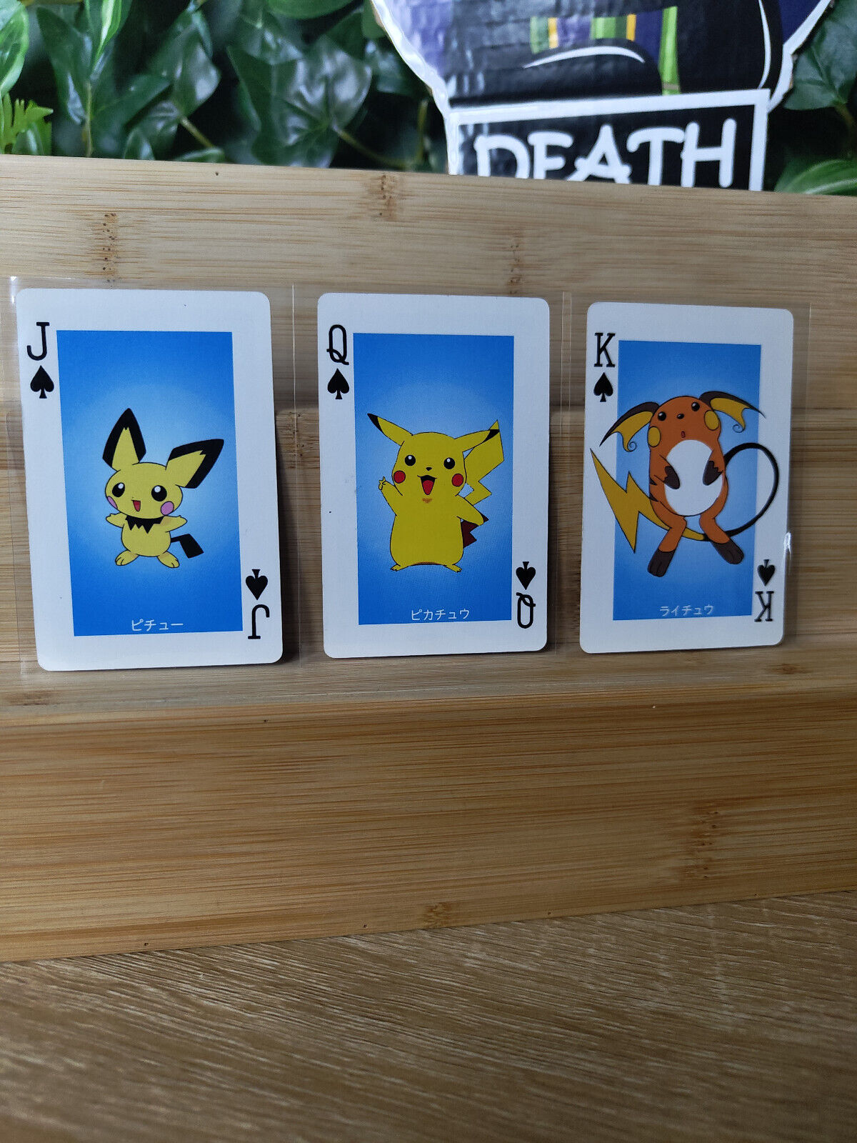 Pokemon Pikachu Evolution Japnese Poker- Playing Cards (pichu,Pikachu, Raichu)