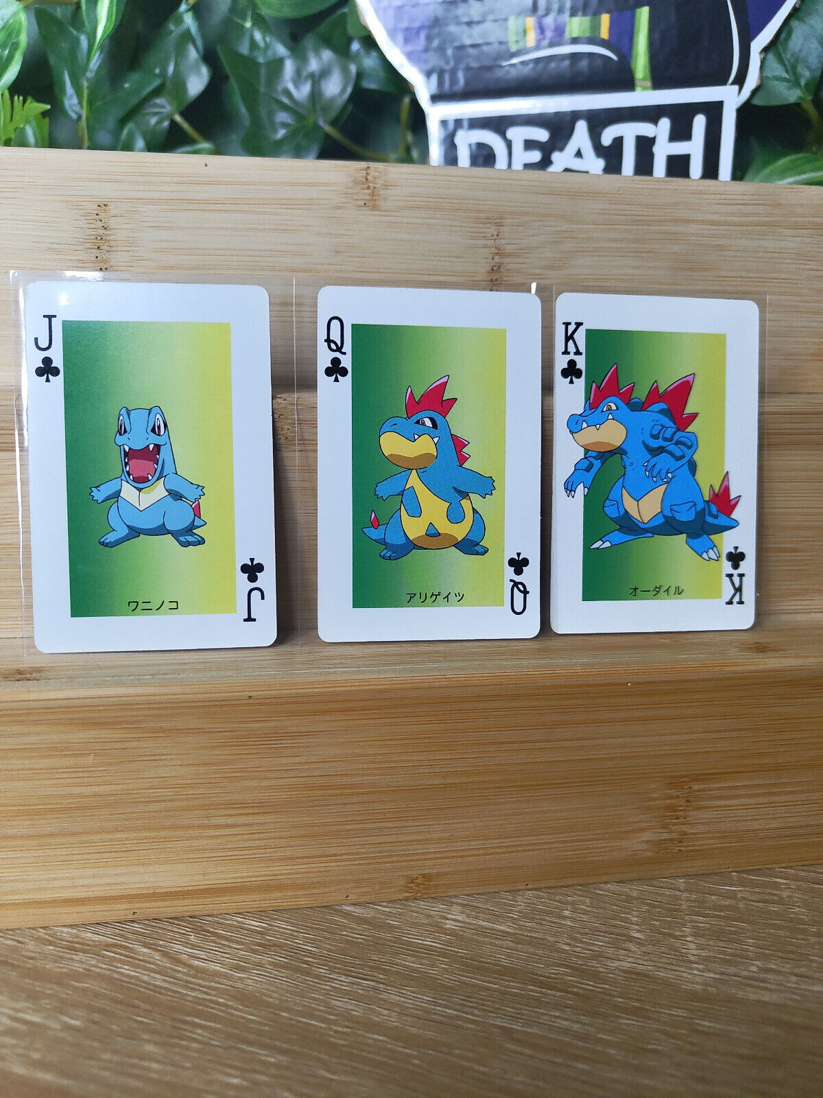 Pokemon totodile Evolution Japnese Poker- Playing Cards (totodile croconaw fera